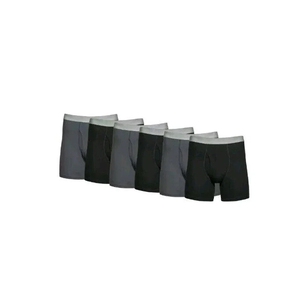 George Men's Cotton‎ Stretch Boxer Briefs